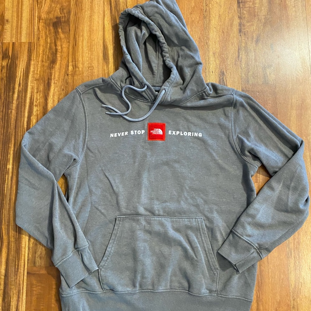 The North Face Gray Men's Hoodie size L